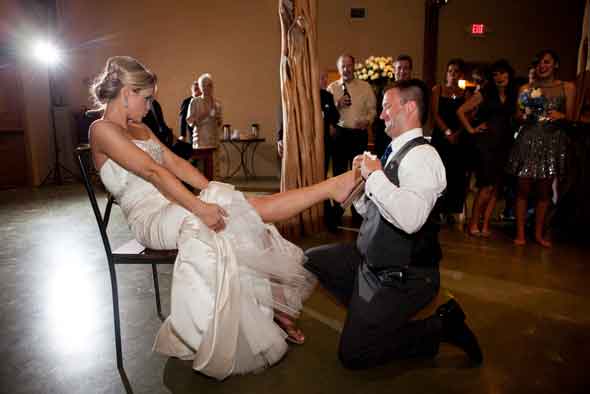 The Wedding Garter Toss  Pearl's Place Wedding and Bridal Gowns