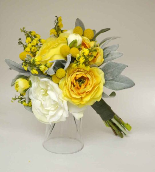 BlueOrchidCreations-Wedding Bouquet-Sunglow-Yellow--Custom-Wedding-Garters-Bridal-Garters-Prom-Garters-Linda-Joyce-Couture-Girly-Girl-Garters-Blog