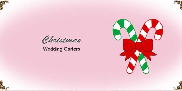 Christmas-Wedding-Garters Collection-Bridal-Garters-Prom Garters- Custom Wedding garters Linda Joyce Couture