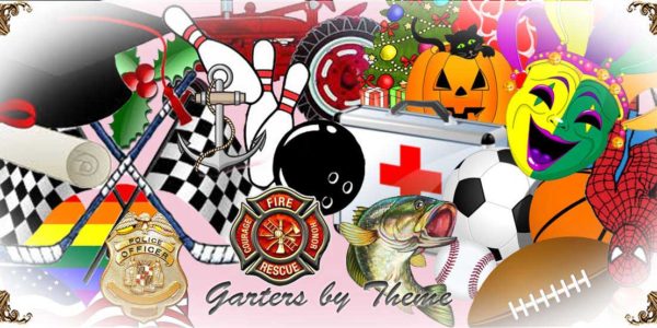 Garters-by-Theme Collection-Bridal-Garters-Prom Garters- Custom Wedding garters Linda Joyce Couture