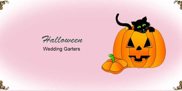 Halloween-Wedding-Garters Collection-Bridal-Garters-Prom Garters- Custom Wedding garters Linda Joyce Couture