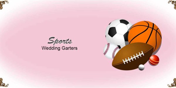Sports-Wedding-Garters Collection-Bridal-Garters-Prom Garters- Custom Wedding garters Linda Joyce Couture