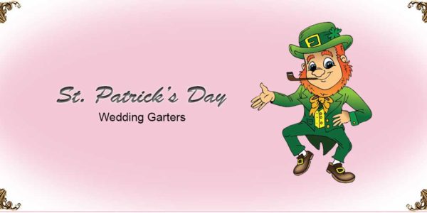 St-Patricks-Day-Wedding-Garters Collection-Bridal-Garters-Prom Garters- Custom Wedding garters Linda Joyce Couture