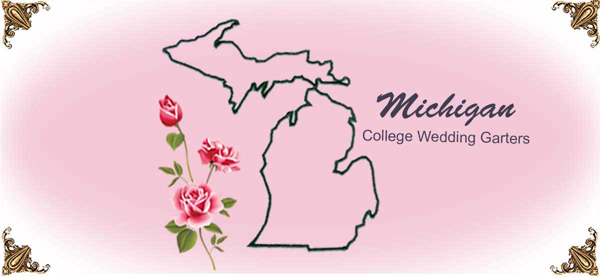 State-Michigan-College-Wedding-Garters