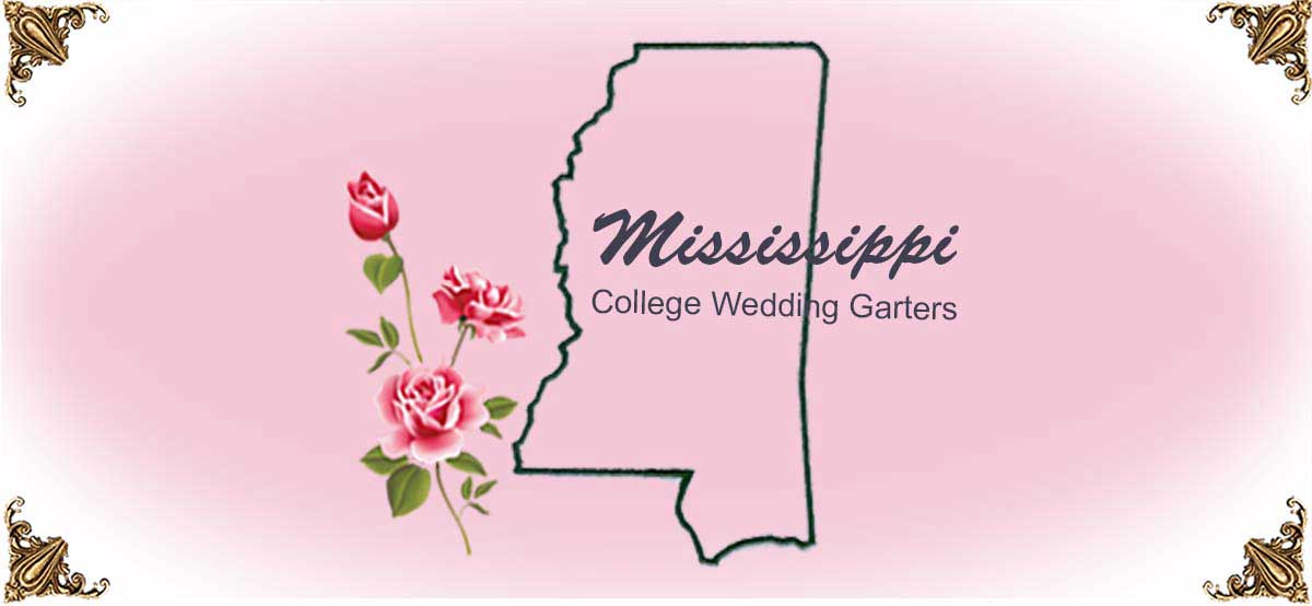 State-Mississippi-College-Wedding-Garters