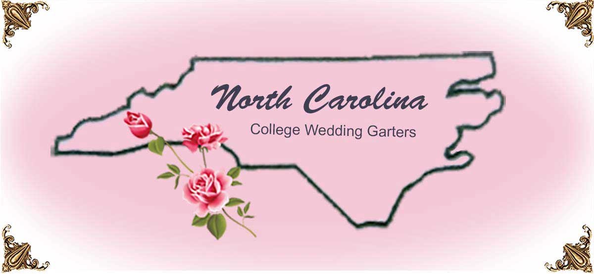 State-North-Carolina-College-Wedding-Garters
