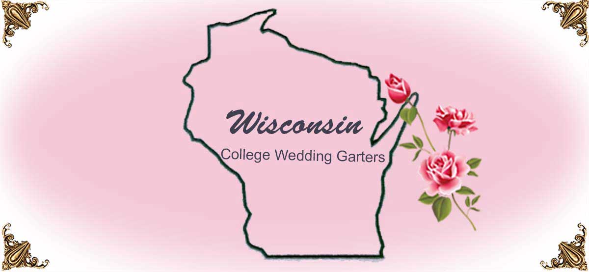 State-Wisconsin-College-Wedding-Garters