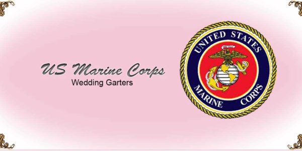 US-Marine-Corps-Wedding-Garters Collection-Bridal-Garters-Prom Garters- Custom Wedding garters Linda Joyce Couture