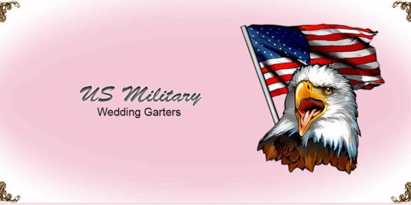 US-Military-Wedding-Garters Collection-Bridal-Garters-Prom Garters- Custom Wedding garters Linda Joyce Couture