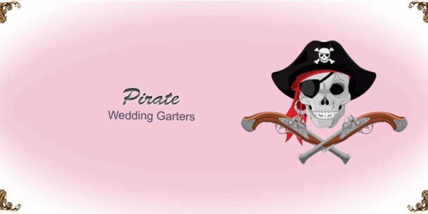 Pirate-Wedding-Garters Collection-Bridal-Garters-Prom Garters- Custom Wedding garters Linda Joyce Couture