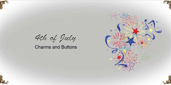 Charms-and-Buttons-4th-of-July Garters Collection-Bridal-Garters-Prom Garters- Custom Wedding garters Linda Joyce Couture