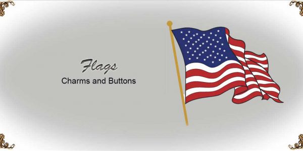 Charms-and-Buttons-Flag Garters Collection-Bridal-Garters-Prom Garters- Custom Wedding garters Linda Joyce Couture