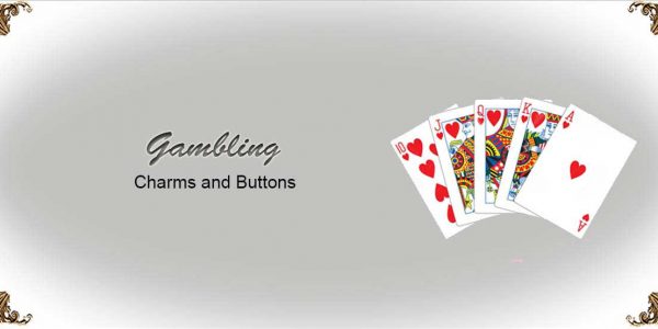 Charms-and-Buttons-Gambling Garters Collection-Bridal-Garters-Prom Garters- Custom Wedding garters Linda Joyce Couture