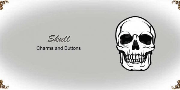 Charms-and-Buttons-Skull Garters Collection-Bridal-Garters-Prom Garters- Custom Wedding garters Linda Joyce Couture