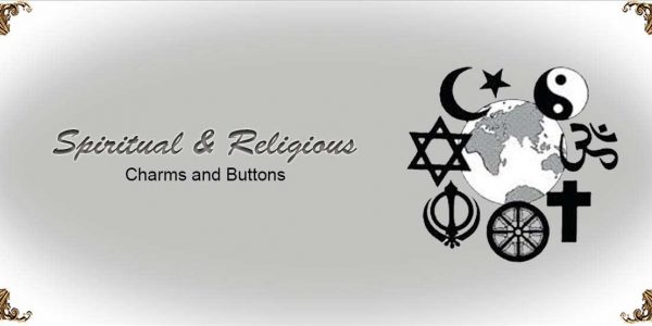 Charms-and-Buttons-Spiritual-and-Religious Garters Collection-Bridal-Garters-Prom Garters- Custom Wedding garters Linda Joyce Couture
