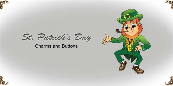 Charms-and-Buttons-St-Patrick's-Day Garters Collection-Bridal-Garters-Prom Garters- Custom Wedding garters Linda Joyce Couture