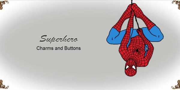 Charms-and-Buttons-Superhero Garters Collection-Bridal-Garters-Prom Garters- Custom Wedding garters Linda Joyce Couture