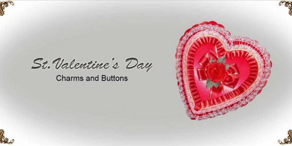 Charms-and-Buttons-Valentines-Day Garters Collection-Bridal-Garters-Prom Garters- Custom Wedding garters Linda Joyce Couture