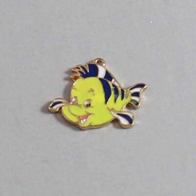 The Little Mermaid Wedding Garter / Princess Ariel / Flounder / Fish / Disney - Charm-005