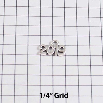 Wedding Date Garter / Silver / Year 2019 - Charm-012 / Wedding Garters / Bridal Garter / Prom Garter / Linda Joyce Couture / Wedding Garters / Bridal Garter / Prom Garter / Linda Joyce Couture