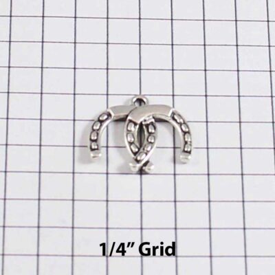 Western Wedding Garter / Horseshoe / Cowgirl / Cowboy / Rustic Wedding / Country / Southern / Barn Wedding - Charm-016 / Wedding Garters / Bridal Garter / Prom Garter / Linda Joyce Couture