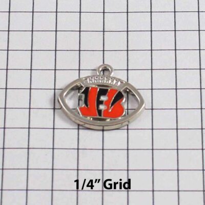 Cincinnati Bengals Wedding Garter / NFL / Football - Charm-018 / Wedding Garters / Bridal Garter / Prom Garter / Linda Joyce Couture