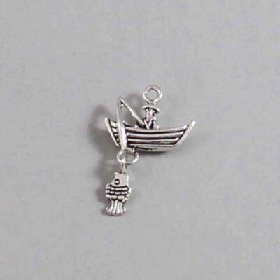 Fishing Wedding Garter / Fish / Fisher / Angler / Troller / Piscator / Seiner / Fisherman / Outdoorsmen / Sportsmen / - Charm-030