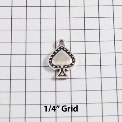 Gambling Wedding Garter / Casino / Poker / Playing Card Suilts / Spades -  Charm-045 / Wedding Garters / Bridal Garter / Prom Garter / Linda Joyce Couture