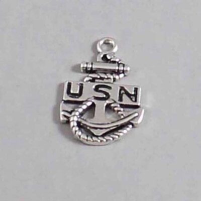 US Navy Wedding Garter / Military - Charm-048 / Wedding Garters / Bridal Garter / Prom Garter / Linda Joyce Couture