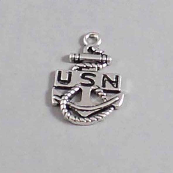 US Navy Wedding Garter / Military - Charm-048 / Wedding Garters / Bridal Garter / Prom Garter / Linda Joyce Couture