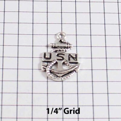 US Navy Wedding Garter / Military - Charm-048 / Wedding Garters / Bridal Garter / Prom Garter / Linda Joyce Couture