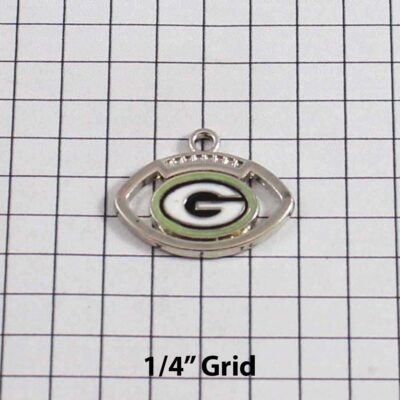 Green Bay Packers Wedding Garter / NFL / Football - Charm-049 / Wedding Garters / Bridal Garter / Prom Garter / Linda Joyce Couture