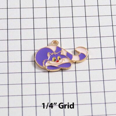 Alice in Wonderland Wedding Garter / Cheshire Cat / Disney / Fairy Tale - Charm-058 / Wedding Garters / Bridal Garter / Prom Garter / Linda Joyce Couture