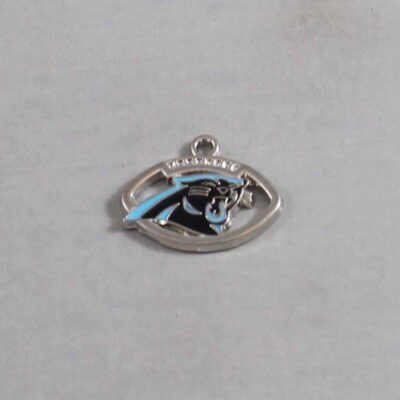 Carolina Panthers Wedding Garter / NFL / Football - Charm-060 / Wedding Garters / Bridal Garter / Prom Garter / Linda Joyce Couture