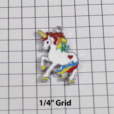 Rainbow Unicorn Wedding Garter / Gay / Pride / LGBTQ - Charm-061 / Wedding Garters / Bridal Garter / Prom Garter / Linda Joyce Couture