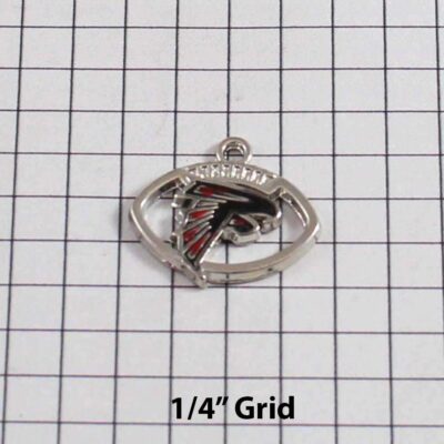 Atlanta Falcons Wedding Garter / NFL / Football - Charm-063 / Wedding Garters / Bridal Garter / Prom Garter / Linda Joyce Couture