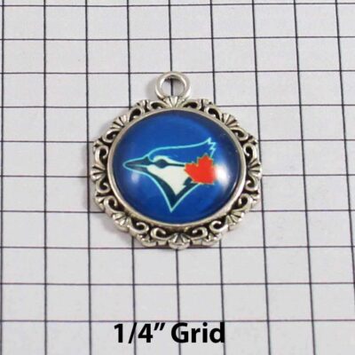 Toronto Blue Jays Wedding Garter / MLB / Baseball - Charm-064 / Wedding Garters / Bridal Garter / Prom Garter / Linda Joyce Couture