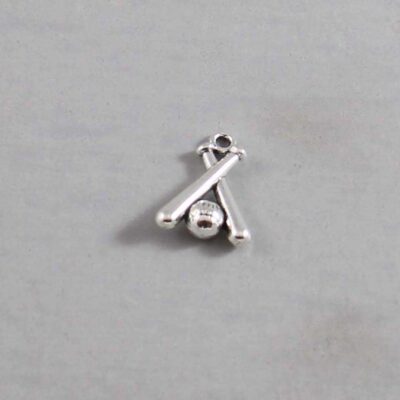 Baseball Wedding Garter / Silver / Glove & Baseball - Charm-065 / Wedding Garters / Bridal Garter / Prom Garter / Linda Joyce Couture