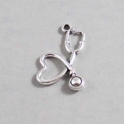 Physician Wedding Garter / Doctor / Nurse / EMT / Paramedic / Ambulance / Surgeon / Emergency Medical Technician / Medical - Charm-075 / Wedding Garters / Bridal Garter / Prom Garter / Linda Joyce Couture