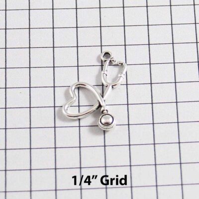 Physician Wedding Garter / Doctor / Nurse / EMT / Paramedic / Ambulance / Surgeon / Emergency Medical Technician / Medical - Charm-075 / Wedding Garters / Bridal Garter / Prom Garter / Linda Joyce Couture