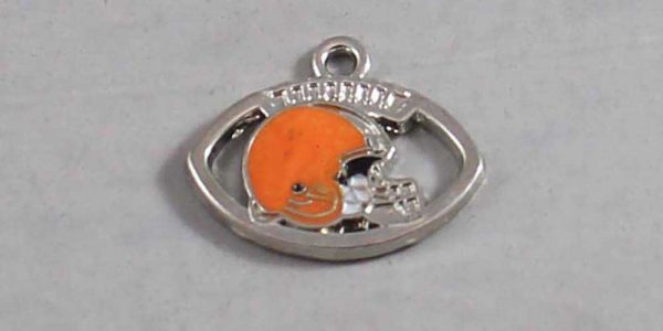 Cleveland Browns Wedding Garter / NFL / Football - Charm-076 / Wedding Garters / Bridal Garter / Prom Garter / Linda Joyce Couture