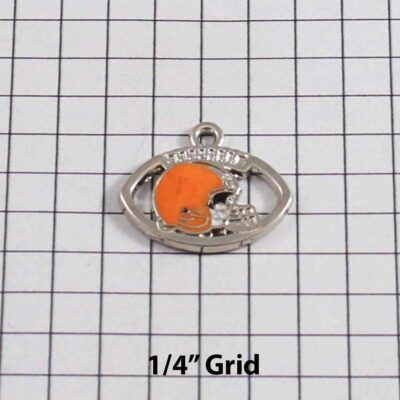 Cleveland Browns Wedding Garter / NFL / Football - Charm-076 / Wedding Garters / Bridal Garter / Prom Garter / Linda Joyce Couture