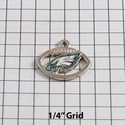 Philadelphia Eagles Wedding Garter / NFL / Football - Charm-079 / Wedding Garters / Bridal Garter / Prom Garter / Linda Joyce Couture