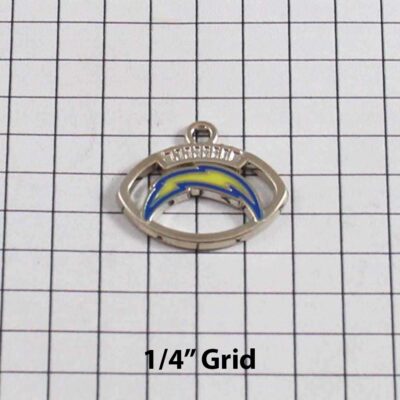 San Diego Chargers Wedding Garter / NFL / Football - Charm-081 / Wedding Garters / Bridal Garter / Prom Garter / Linda Joyce Couture