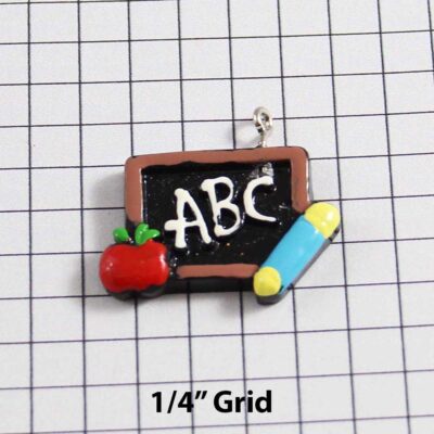 School Wedding Garter / Teacher / Apple - Charm-083 / Wedding Garters / Bridal Garter / Prom Garter / Linda Joyce Couture