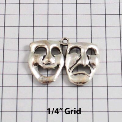 Mardi Gras Wedding Garter / Theatre/ Drama Masks / Thalia - Melpomene / Greek Muses / Comedy - Tragedy - Charm-100 / Wedding Garters / Bridal Garter / Prom Garter / Linda Joyce Couture /