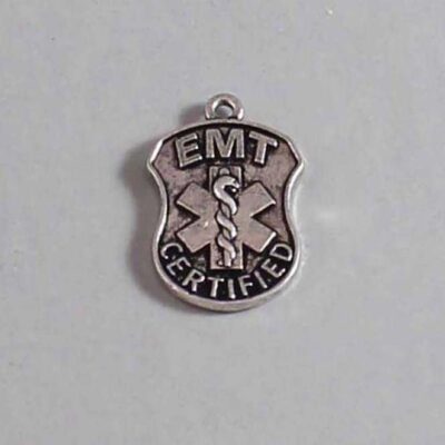 EMT Wedding Garter /  Paramedic / Ambulance / Emergency Medical Technician / - Charm-104 / Wedding Garters / Bridal Garter / Prom Garter / Linda Joyce Couture