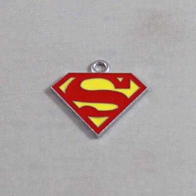 Superman Wedding Garter / DC Comics - Charm-111 / Wedding Garters / Bridal Garter / Prom Garter / Linda Joyce Couture