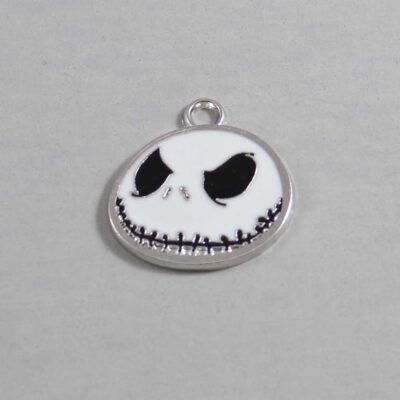 Nightmare Before Christmas Wedding Garter / Jack Skellington / Halloween / Holiday - Charm-114 / Wedding Garters / Bridal Garter / Prom Garter / Linda Joyce Couture