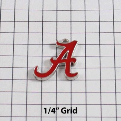 Alabama Crimson Tide Wedding Garter / University / Team / Collegiate / College / NCAA - Charm-120 / Wedding Garters / Bridal Garter / Prom Garter / Linda Joyce Couture